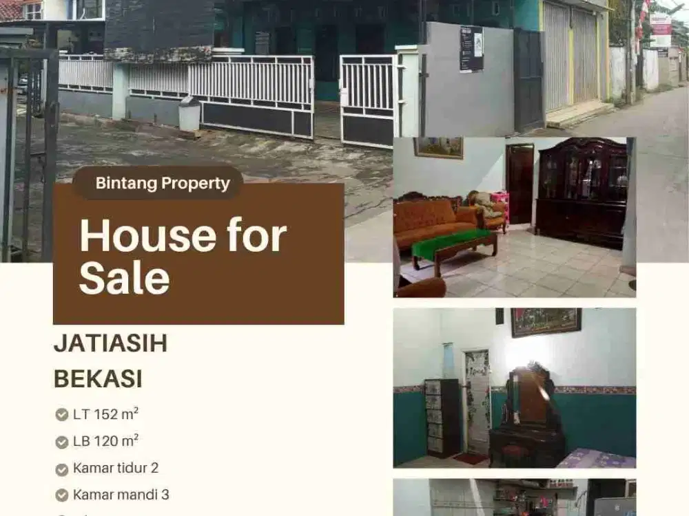 Dijual Rumah Asri di Jati Asih, Bekasi