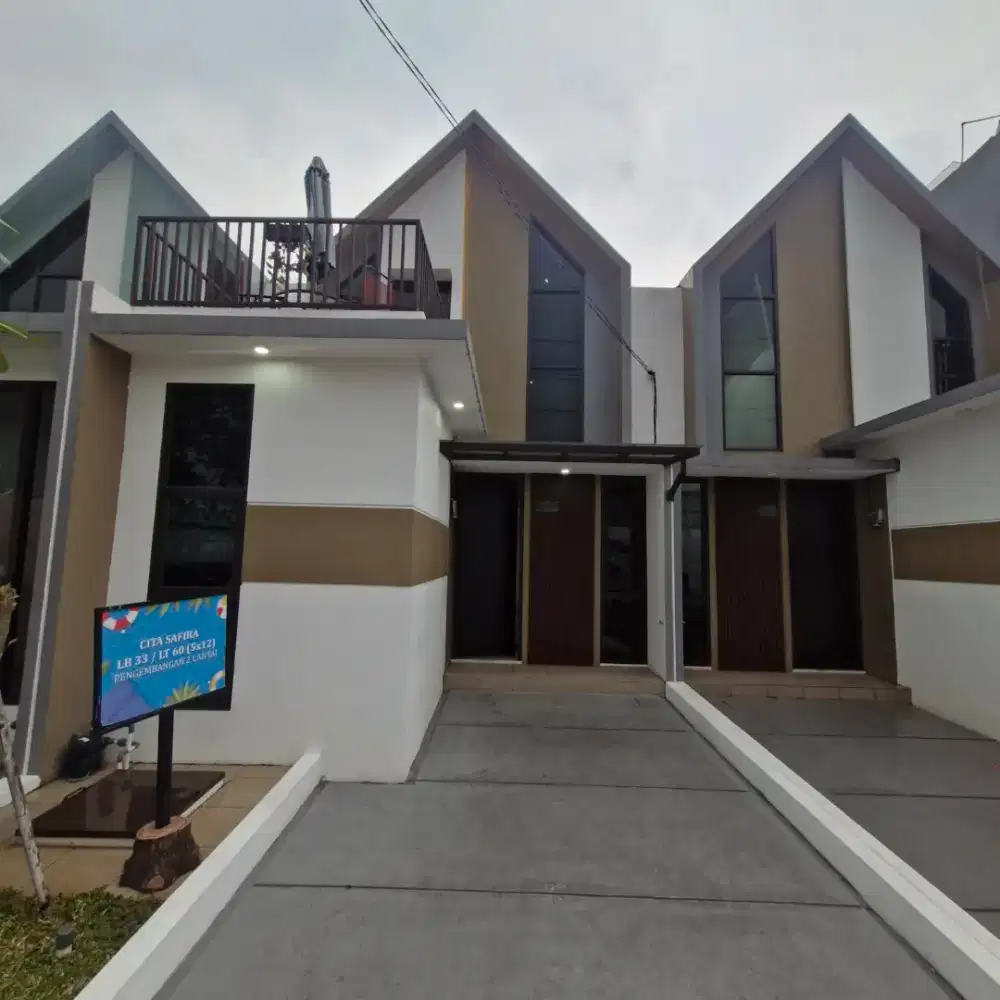 Rumah Siap Huni Sertifikat SHM Free Biaya Akad KPR Cicilan 3jutaan