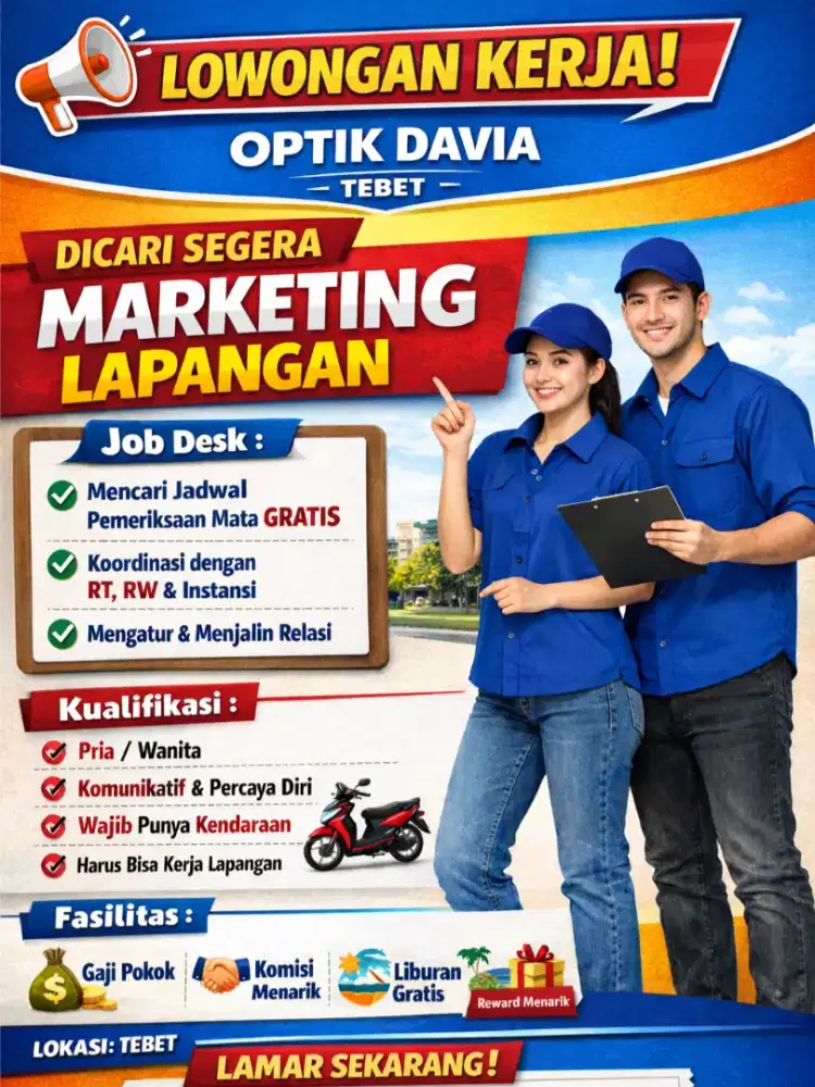 Lowongan marketing lapangan