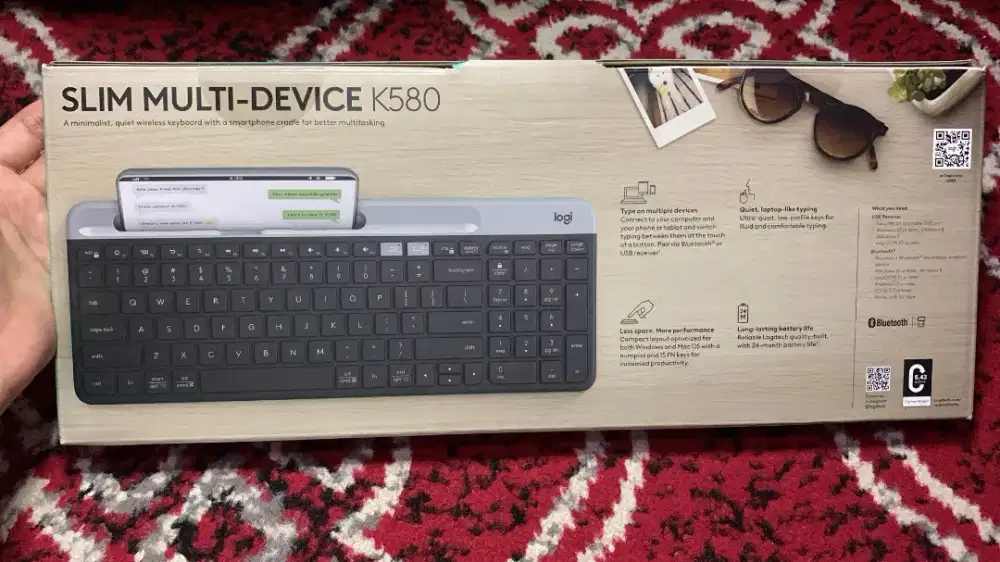 Logitech K580 Slim Multi-Device Wireless Keyboard