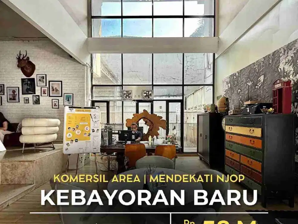 Mendekati Harga Njop Rumah Area Komersil di Kebayoran Baru Jakarta Selatan