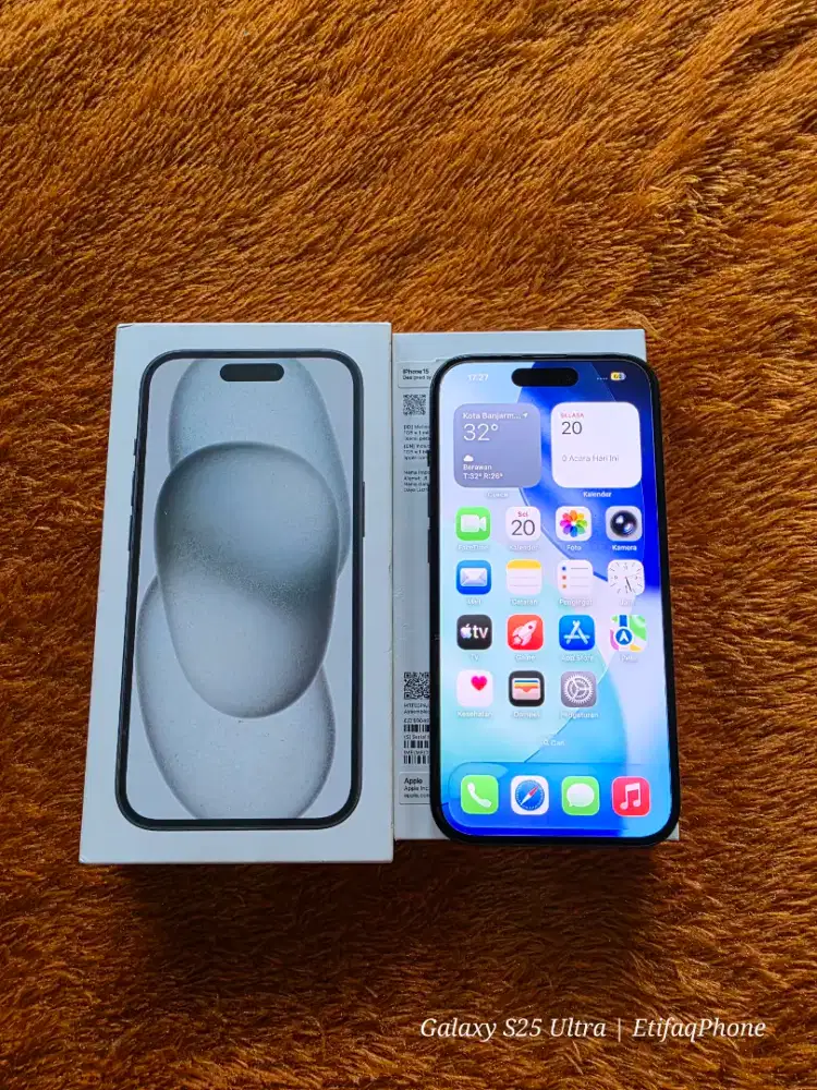 iPhone 15 Garansi Resmi iBox Fulset Ori Lengkap Apple i phone ip ip15