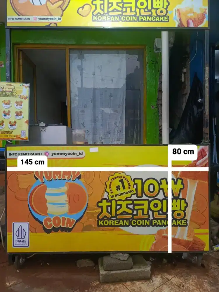 Gerobak Yummy Coin Korean Coin Pancake