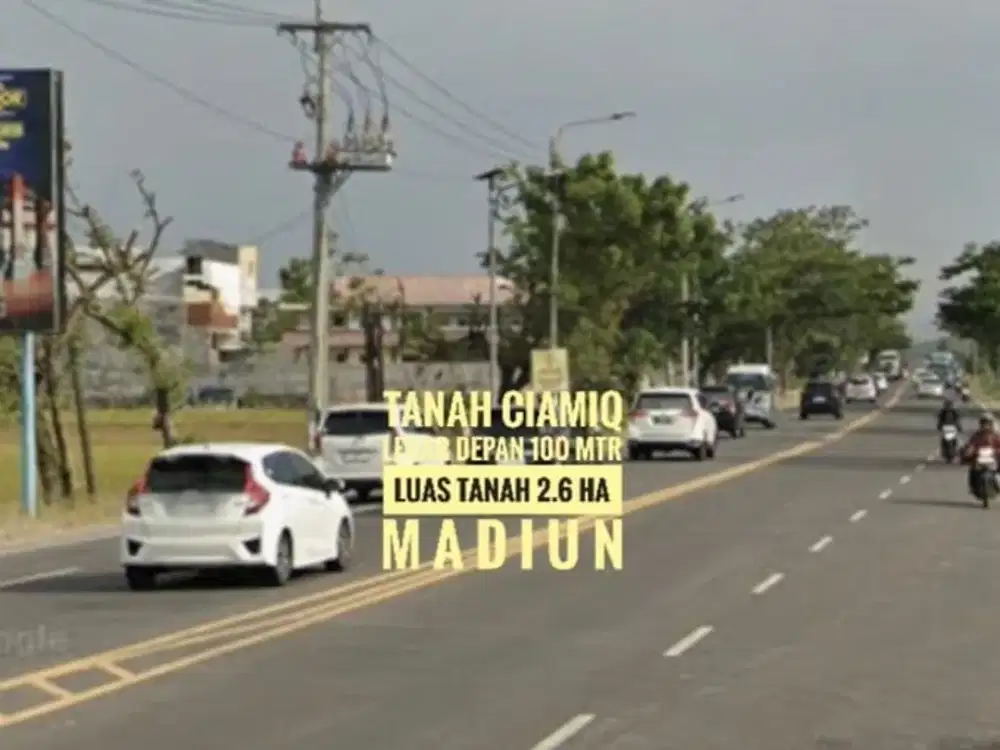 [N], Dijual Tanah LD 100 mtr, Dpn Gerbang TOL Dumpil MADIUN, Lokasi Berkelas