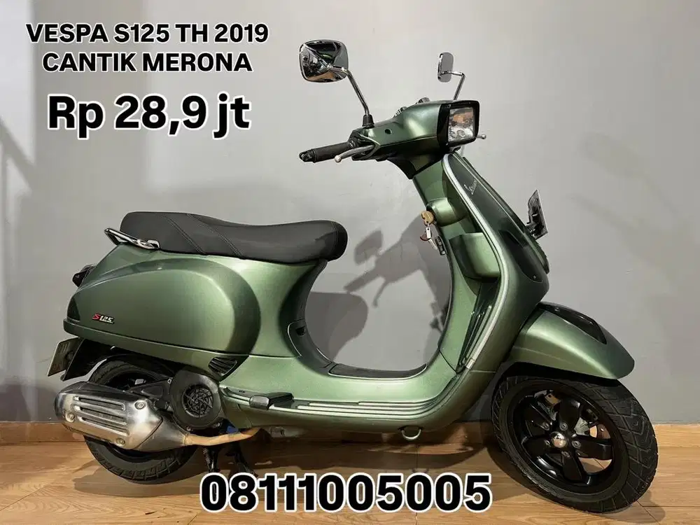 VESPA S 125 S125 iget th 2019 ISTIMEWA