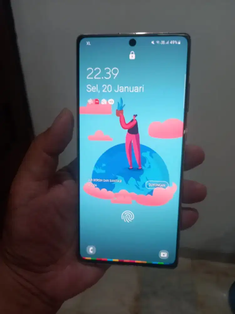 Jual Samsung Note 20 mulus -lengkap