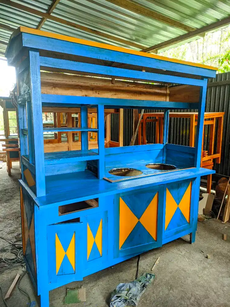 Gerobak soto mie bogor, gerobak angkringan, gerobak sate ayam, dll