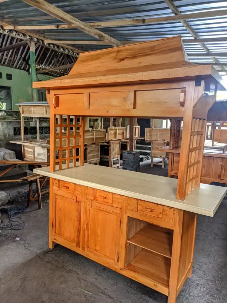 Gerobak booth, gerobak angkringan, gerobak dimsum, dll