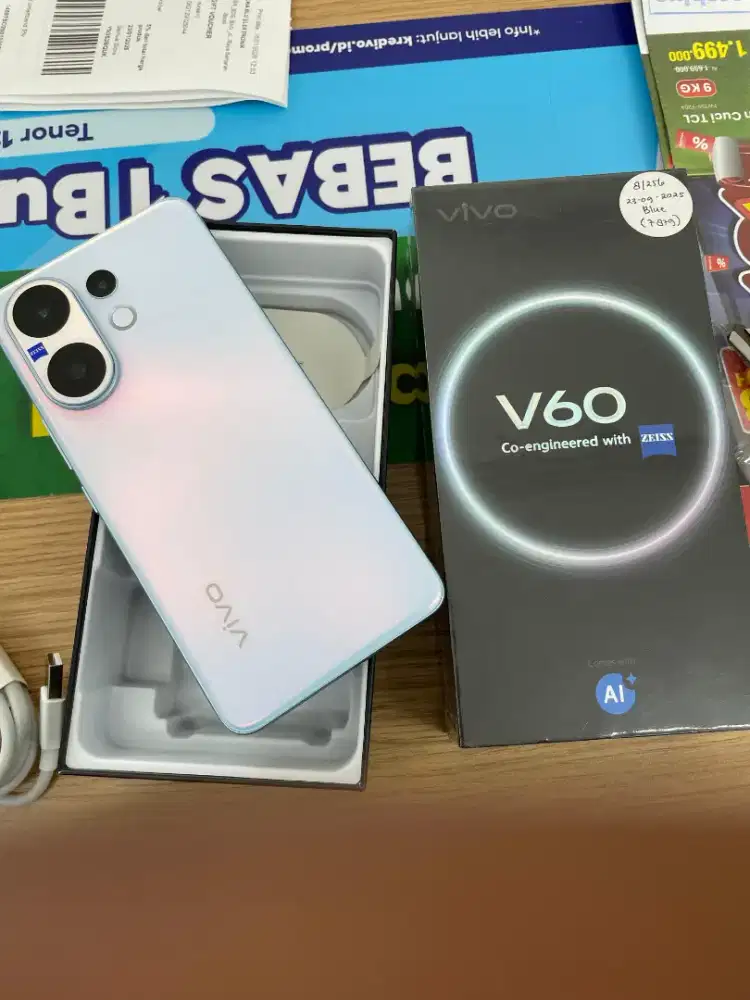 Vivo V60 Zeiss 12/256GB bisa cash dan cicilan tanpa dp
