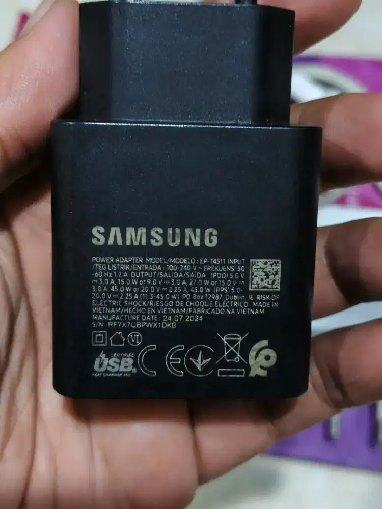 Adaptor charger samsung 45w ori