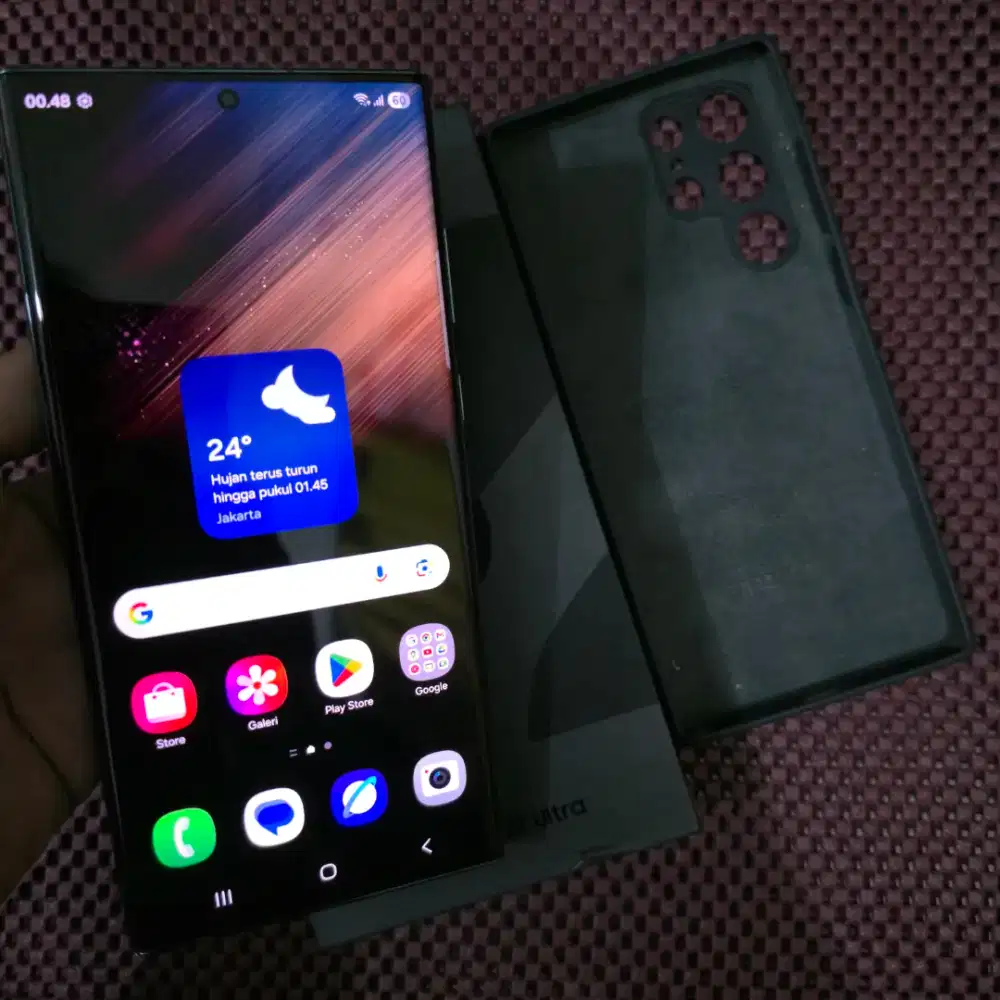 Samsung Galaxy S22 Ultra 5G Resmi SEIN Phantom Black 12GB/256GB