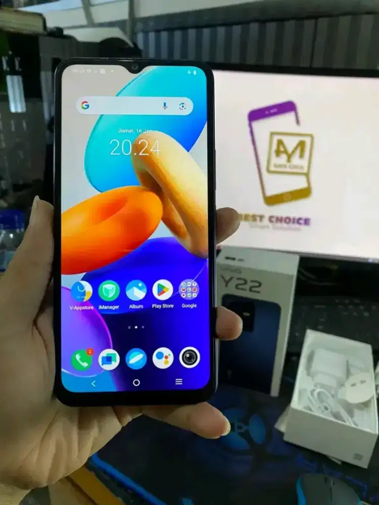 Vivo Y22 ram 6/128 Fullset
hp normal semua, orian pemakaian ajah