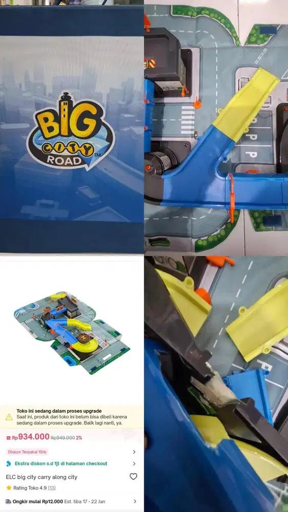 Elc big city road carry along city