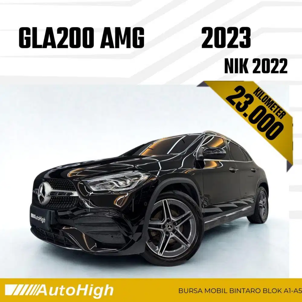 DP10% [Km23.000] GLA200 AMG 2022 Black / GLA 200 Reg 2023 #AUTOHIGH