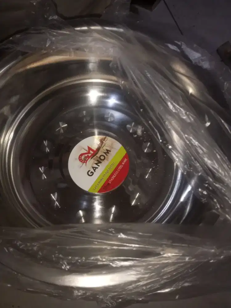 Baskom stenlis sisa 40pcs hrga tertera udh take all