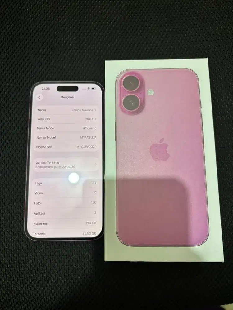 iPhone 16 Pink 128gb Inter
