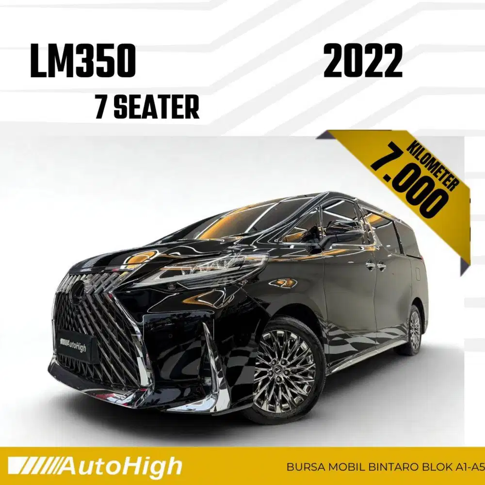 DP10% [Km7.000] LM350 7Seater 2022 Black / LM 350 Reg 2023 #AUTOHIGH
