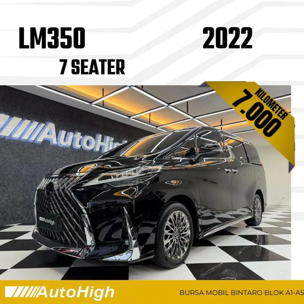 DP10% [Km7.000] LM350 7Seater 2022 Black / LM 350 Reg 2021 #AUTOHIGH