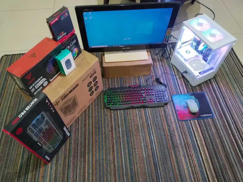 Komputer Rakitan Full PC tinggal Pakai.
