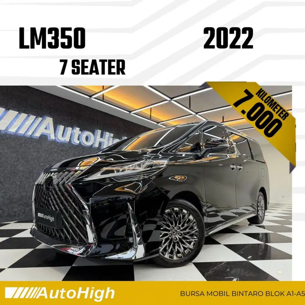DP10% [Km7.000] LM350 7Seater 2022 Black / LM 350 Reg 2021 #AUTOHIGH