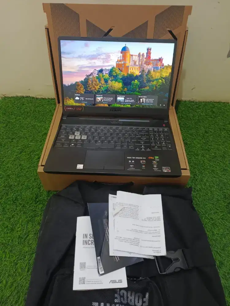 ASUS TUF Gaming A15 fullset garansi on 1 tahun