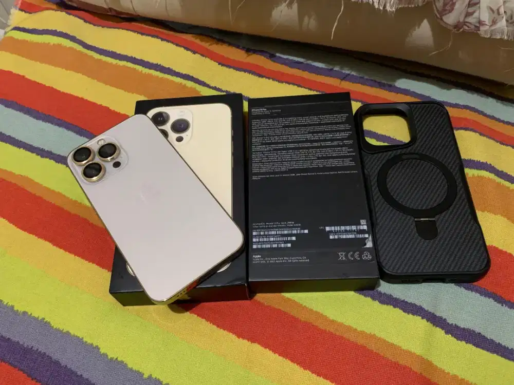 Iphone 13 pro Dus ori 256 like new free case 200