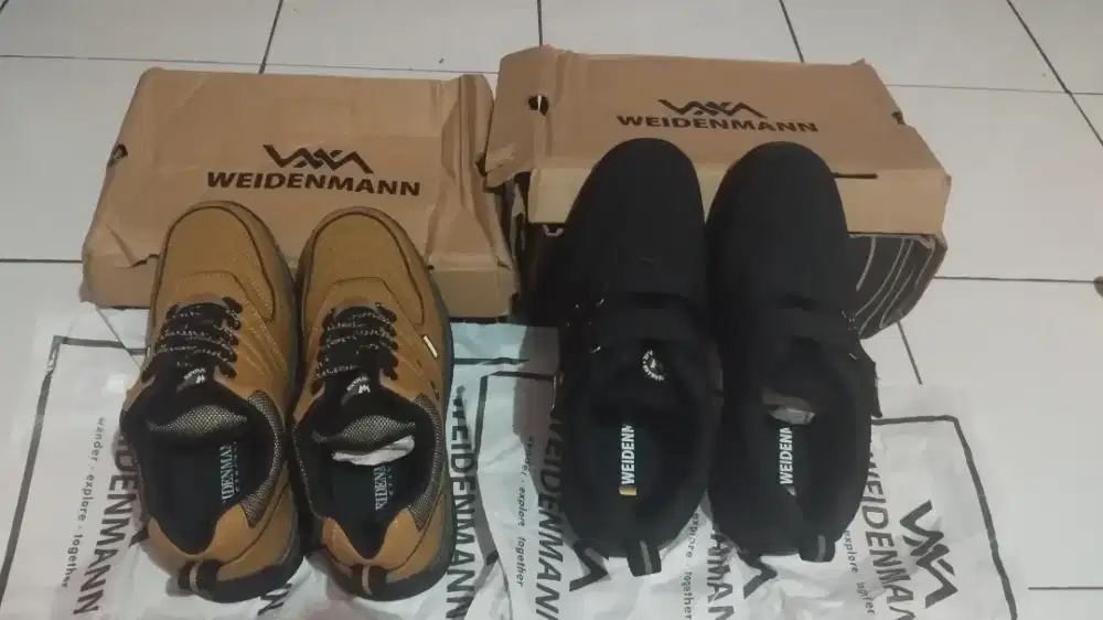 Sepatu hiking gunung Weidenmann original Comannder Size 39 & 42 New