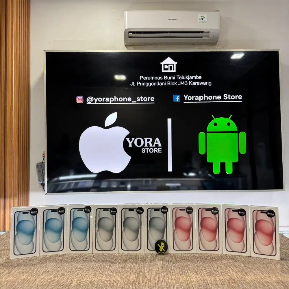 New iPhone 15 128GB Garansi Resmi 1 tahun!