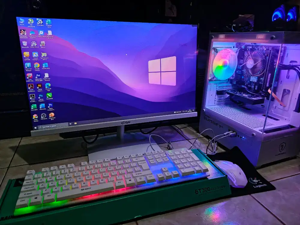 JUAL PC 1 SET SIAP PAKAI, BEKAS LIVE STREAMING