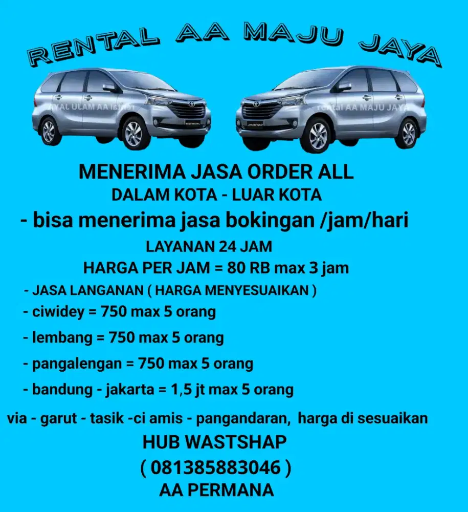 jasa supir untuk  wisata / antar luar kota , dalam kota 24 jam