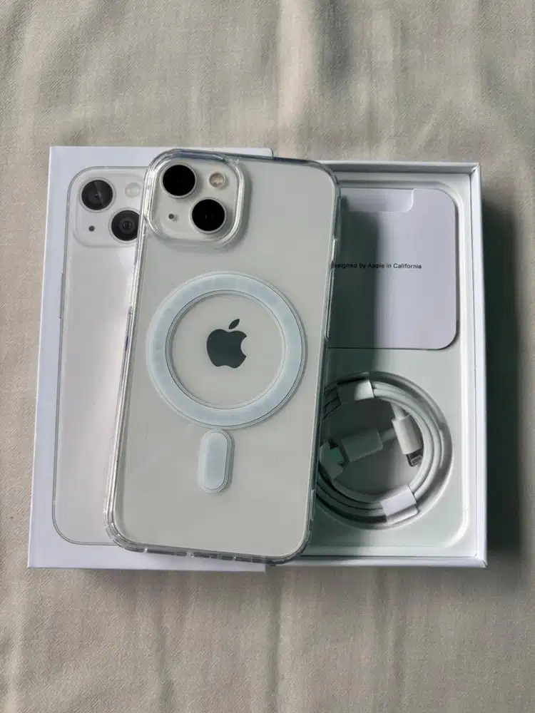 IPHONE 13 256GB - RESMI LIKE NEW FULLSET CUKAI IMEI AMAN