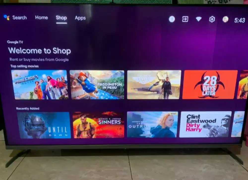 Tv LED android coocaa 40 inch digital bluetooth. Normal segel mulus.