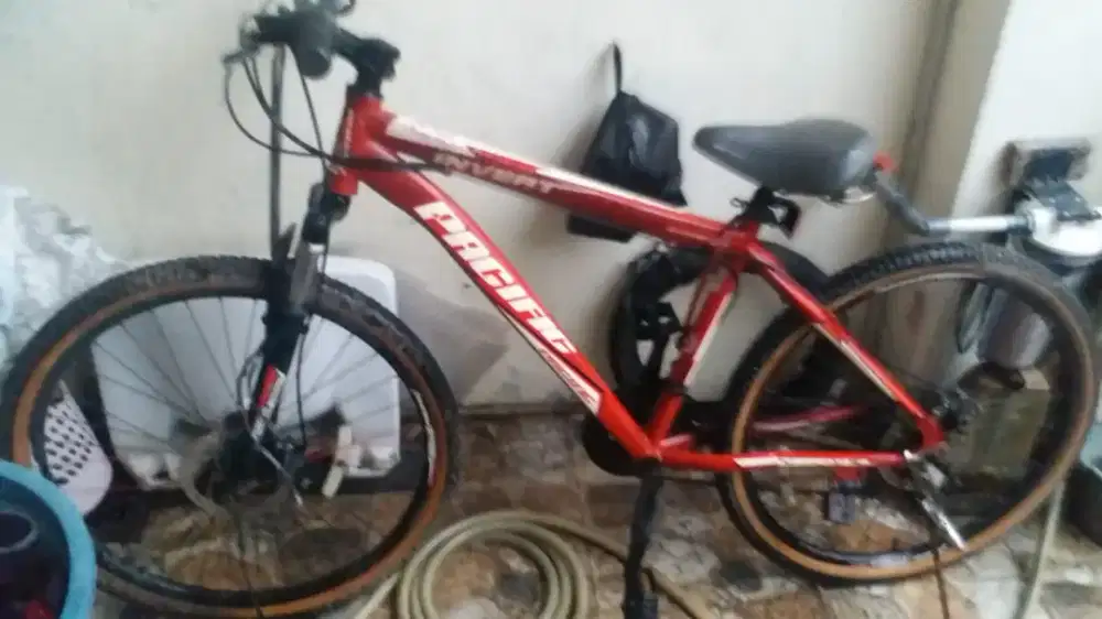 Sepeda Pasific warna merah