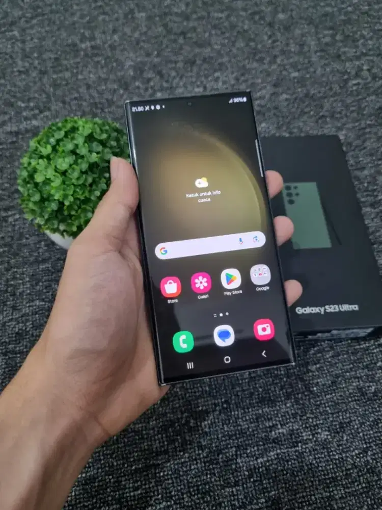 SAMSUNG S23 ULTRA 5G RAM 12 / 512GB ORIGINAL SEIN NORMAL FULLSHET 

TA