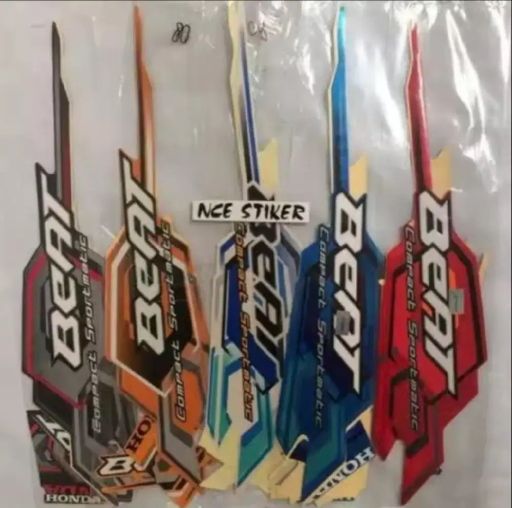 Stiker / Striping Honda Beat Karbu tahun 2008-2010