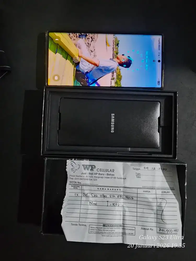 Bismillah D Jual Hp Samsung S22 Ultra Fullset 512GB