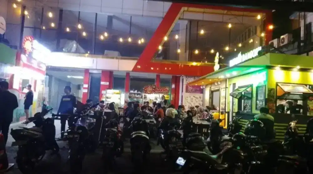 Sewa Lapak Lahan Kuliner Murah Kedai Kaki Lima Warung Makan F&B RAMAI