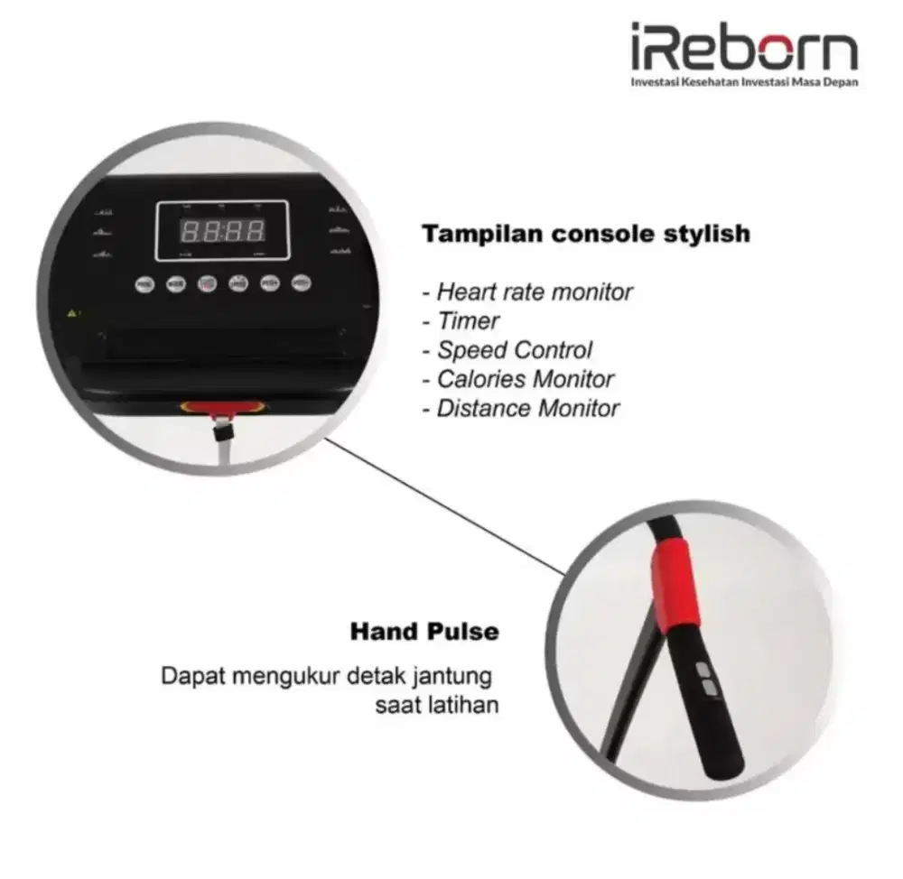 Alat fitness Treadmill Elektrik Venio