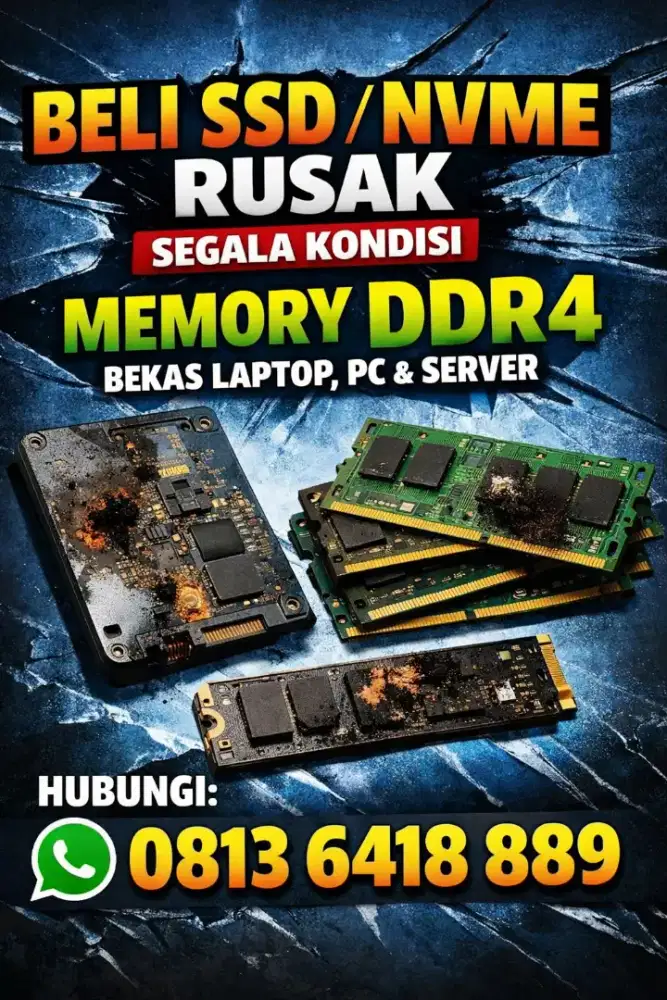 DI BELI SSD DAN RAM ( memory )RUSAK