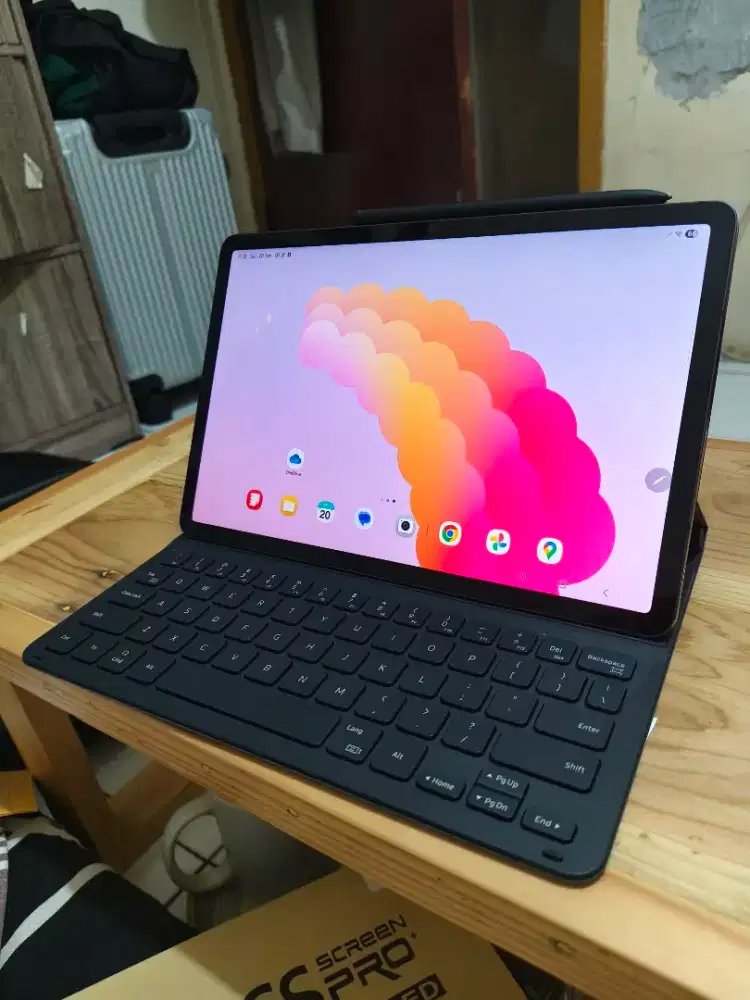 Tab samsung s8 8/128 mantap full accessories