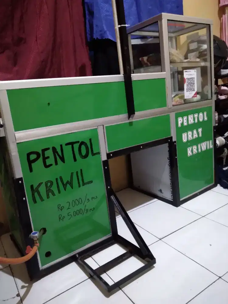 JUAL GEROBAK PENTOL, SIOMAY, BAKSO, BUBUR