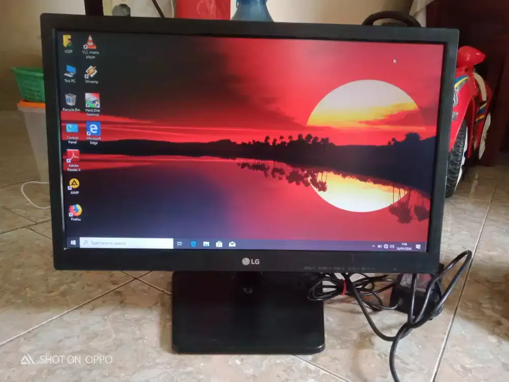 JUAL LED MONITOR LG 19INCH FOR KOMPUTER PC ATO CCTV MINAT WA AJA