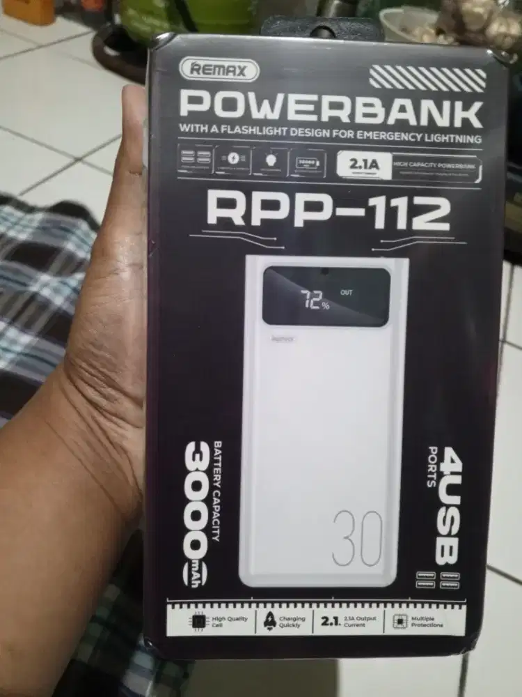 Remax PB 30000 mah - Baru