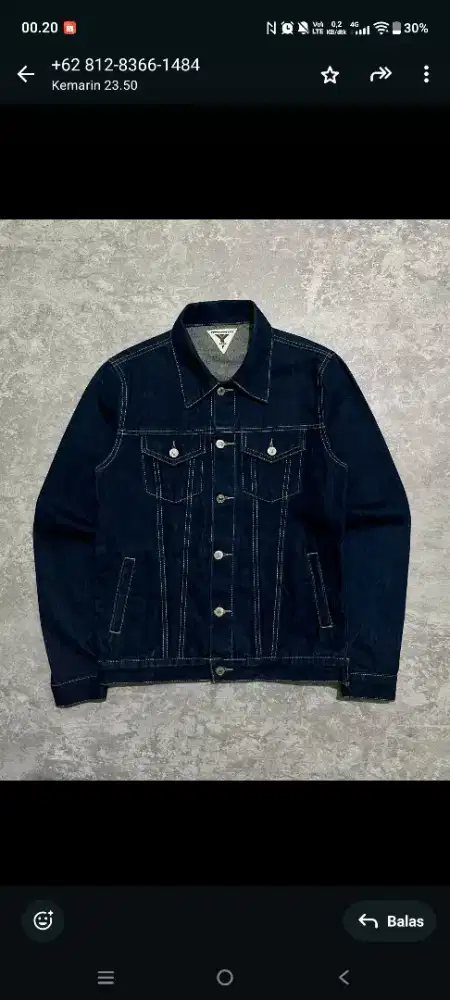 DENIM HEAD MASUK : JACKET DENIM S-M