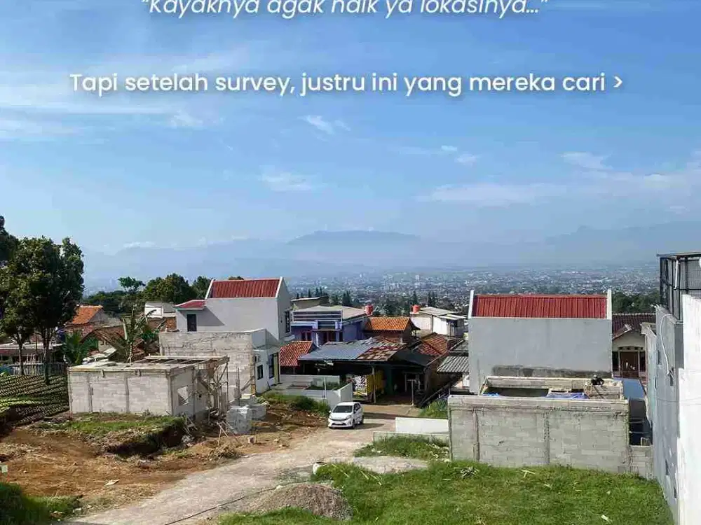 Rumah siap Bangun lingkungan aman dan bebas Banjir dekat parongpong