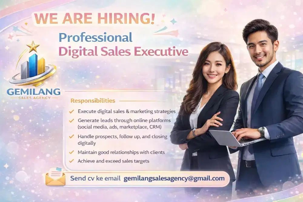 Lowongan Sales Digital Profesional