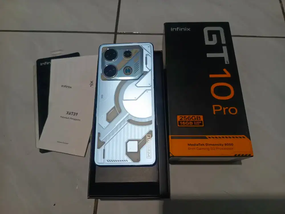 Infinix gt 10 pro ram 8/256 gb second fullset ori
