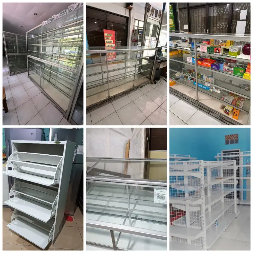 Jual Beli Barkas Etalase dan gerobak sekon