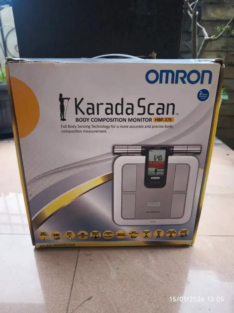 Dijual Timbangan Badan Karada Scan Omron Like New
