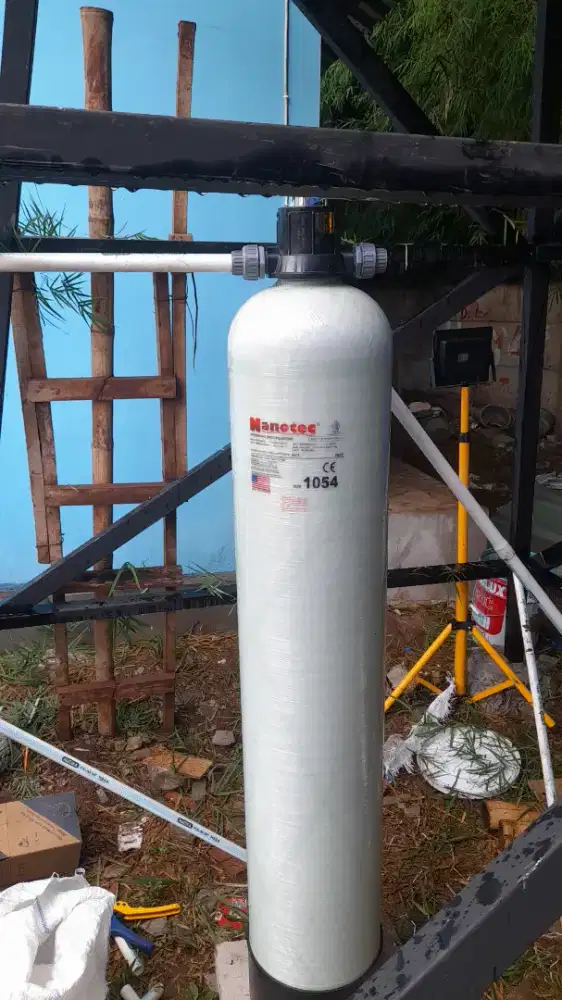 Penyaring air keruh, berlumpur, berminyak. Untuk air tanah dan pam.